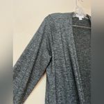 LuLaRoe Gray Duster Cardigan Medium Long Pockets Photo 4