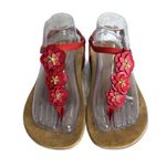 Vionic  Womens Paulie Sandal flower detail t strap sandals shoes size 8 Photo 2