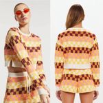 The Upside Checkmate Karlie Top + Shorts Pink Size undefined Photo 2