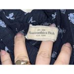 Abercrombie & Fitch Blue White Floral Elastic Stretch Low Rise Shorts Size Large Photo 2