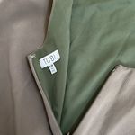Tobi  Olive Green Halter Dress Photo 5
