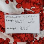 Premier Amour Red Floral Mini Dress NWT Size 16 Smocked Mini Dress Photo 11