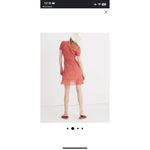 Madewell Posy Ruffle Faux Wrap Dress in Twisted Vines Terra Cotta Size 4 Beach Photo 1