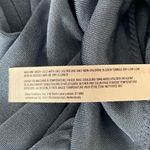 Free People  Turnt Sheen Long Sleeve Slinky Bodysuit in Blue Metal Size S Photo 9