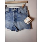 MOTHER Denim MOTHER The Skipper Short N Long Fray Leap At The Chance Size 24 Denim Shorts NWT Photo 14