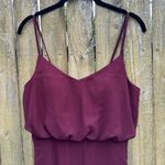 Birdy Grey Gwennie Dress in Chiffon Cabernet Sz Medium Photo 2