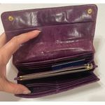 Miu Miu Well loved  long dark purple, wallet, leather Photo 2