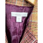 Coldwater Creek ‎ Cotton Houndstooth Blazer Jacket V#B193 Multicolor Size 12 Photo 1