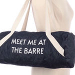 Private Party  ‘Meet Me At The Barre’ Denim Gym Bag Photo 0
