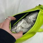 BP Neon Green Shoulder Bag with Headphone Holder Photo 6