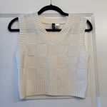 H&M Cream Sweater Vest Photo 2