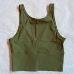 Lululemon  Power Pivot Ribbed Tank Top Green Photo 0