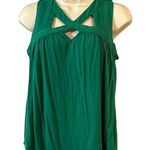 Cato ￼ women’s tank top emerald green size small Photo 0