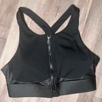Fabletics Black Zip Up Sports Bra Size Small Photo 6