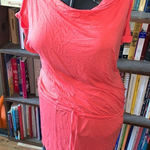 Venus Lascana for coral pink M/L drawstring waist knit coverup Photo 0