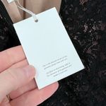 NWT The Jetset Diaries Zodiac Long Sleeve Lace Mini Dress Black Size Small Tan Photo 7