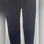 MTLA Kristin Fleece Cable Knit Legging​ Black Size M Photo 2