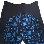 Sweaty Betty  Power Full Length High Waisted Printed Navy Legging Sz L NEW Photo 4