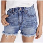 Madewell  The Perfect Jean Short Embroidered Daisy Edition Womens 25 Photo 0