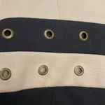 Calvin Klein Tan & Black Sleeveless Zip Side Above the Knee Dress Size 2 Photo 7