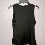 Flamingo Women’s Black Ribbed Sleeveless Easygoing Silky Feel Top Size XL NEW! Photo 1