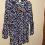 Tracy Reese  Animal Print Silk Top Size Small‎ Photo 4