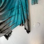 Art of Cloth Tie Dye Ombre Asymmetrical Tunic Top Lagenlook Artsy Festival Boho Purple Size M Photo 8