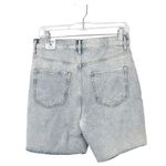 PacSun NWT Light Blue Distressed High Waisted Rise Denim Jean Boy Shorts Sz 28 Photo 2