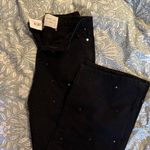 Habitual  Denver Grommet High Rise Black Wide Leg Jeans Photo 2