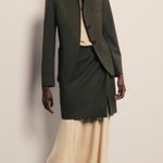 Theory The Polly Wool Twill Black Skirt Photo 1