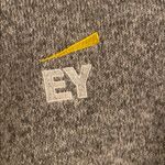 Patagonia EY Branded Heather Gray Quarter-Zip Pullover Photo 2