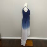 Young Fabulous and Broke  Dress Ombré High Low Hem Beach Coastal Party Blue White Photo 3