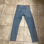 Levi's  Wedgie Skinny Jeans Womens 26 Blue Stretch Button Fly Distressed  Pre Own Photo 1