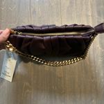 Madison West ✨💜HOST PICK💜✨NWT Los Angeles Chain Link Wine Ruched Shoulder Bag Photo 7