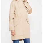 Gap 2 in 1 khaki parka jacket barn coat removable quilted lining size Small Photo 5