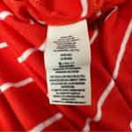 Free People  Oversized Can’t Fool Me Red White Striped Top Small Photo 7