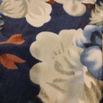 Uniq Size Small S Floral Blue Flower Pants Wide Leg NWT NEW Trendy Boho Photo 10