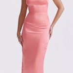 House Of CB HOUSE OF‎ CB 'Costanza' Bright Peach Maxi Dress NWOT Photo 0