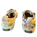 Sperry Crest Vibe White Rainbow Pride Sneakers Size 9 Photo 4