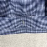 Bandier  Front Row Bra Navy‎ Gingham Scoop Neck Racerback Sports Photo 8