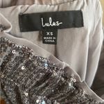 Windsor Silver Sequin Jumpsuit Size XS Photo 12