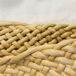 New Size 16 Braided Belt with Leather and Gold Hardware Photo 3