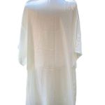 Vintage Val Mode Nightgown And Robe Set Bridal White Floral Polyester Large Photo 8