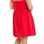 Hutch  Anthropologie Bow Back‎ Tomato Red Dress, 2X Photo 1