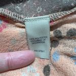 J. Jill Full Zip Jacket Top Small Sheer Vintage Floral Lace Mesh Hooded Womens S Pink Photo 11