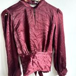 Minuet  Open Sleeve Blouse Sz M Photo 1