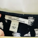 Kenneth Cole Black/White Abstract SS Dress Large Photo 2