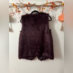 DKNYC Faux Fur Vest in Deep Purple Photo 2