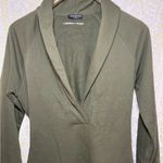 Naked Wardrobe  Olive Green sweatshirt dress medium Photo 2