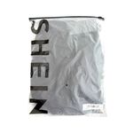 SheIn Women's Plus High Neck Embroidered Long Sleeve Blouse in Black, Size 28/30 Photo 2